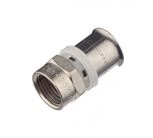 Соединитель прямой VALTEC (VTm.202.N.002004) 20(пресс) х 1/2 ВР(г) Соединитель прямой VALTEC (VTm.202.N.002004) 20(пресс) х 1/2 ВР(г)