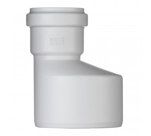 Переходник Pro Aqua Stilte Plus d110х58 мм пластиковый эксцентрический для внутренней канализации