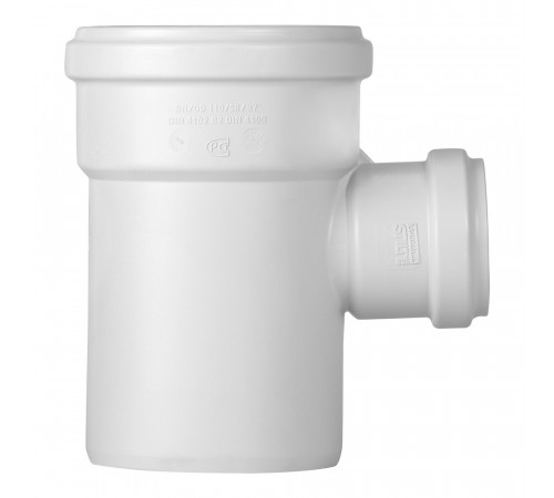 Тройник Pro Aqua Stilte Plus d110х58 мм 87° пластиковый шумопоглощающий для внутренней канализации Тройник Pro Aqua Stilte Plus d110х58 мм 87° пластиковый шумопоглощающий для внутренней канализации