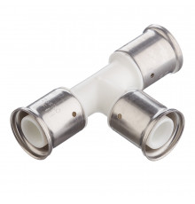 Тройник Henco (9PKW-262626) 26(пресс) х 26(пресс) х 26(пресс) PVDF белый