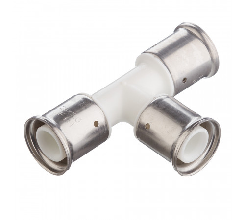 Тройник Henco (9PKW-262626) 26(пресс) х 26(пресс) х 26(пресс) PVDF белый Тройник Henco (9PKW-262626) 26(пресс) х 26(пресс) х 26(пресс) PVDF белый