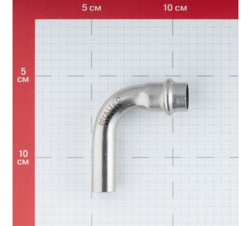 Угол VALTEC (VTi.950.I.001515) 90° 15 мм ВН нержавеющая сталь