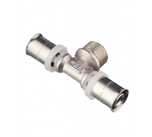 Тройник VALTEC (VTm.233.N.160416) 16(пресс) х 1/2 НР(ш) х 16(пресс) Тройник VALTEC (VTm.233.N.160416) 16(пресс) х 1/2 НР(ш) х 16(пресс)