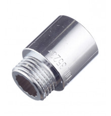 Удлинитель Stout 25 мм х 1/2 ВР(г) х 1/2 НР(ш) хром латунный (SFT-0002-001225)