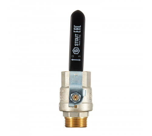 Кран шаровой латунный Stout SVB 1 ВР(г) х 1 НР(ш) полнопроходной ручка прямой (SVB-0003-200025) Кран шаровой латунный Stout SVB 1 ВР(г) х 1 НР(ш) полнопроходной ручка прямой (SVB-0003-200025)