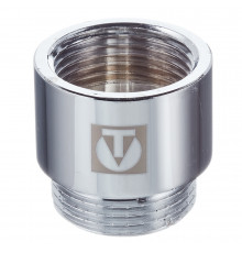 Удлинитель Valtec 25 мм х 1 ВР(г) х 1 НР(ш) хром латунный (VTr.198.C.0625)