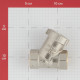 Фильтр косой Valtec с заглушкой 3/4 ВР(г) х 3/4 ВР(г) (VT.193.N.05)