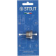 Футорка Stout 1/2 НР(ш) х 3/8 ВР(г) латунная (SFT-0029-001238)