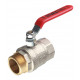 Кран шаровой латунный Valtec Base 1 1/4 ВР(г) х 1 1/4 НР(ш) ручка прямой (VT.215.N.07)