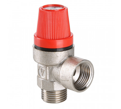 Клапан предохранительный Valtec 1/2 ВН(г) х 1/2 НР(ш) 3 бар для систем отопления 120 °С (VT.496.N.0430) Клапан предохранительный Valtec 1/2 ВН(г) х 1/2 НР(ш) 3 бар для систем отопления 120 °С (VT.496.N.0430)