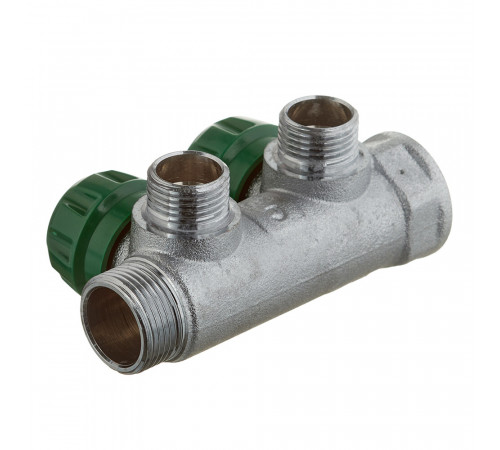 Коллектор Stout 3/4 ВР(г) х 2 выхода 1/2 НР(ш) х 3/4 НР(ш) регулирующий (SMB-6850-341202) Коллектор Stout 3/4 ВР(г) х 2 выхода 1/2 НР(ш) х 3/4 НР(ш) регулирующий (SMB-6850-341202)