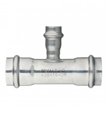 Тройник Valtec (VTi.931.I.281528) 28 х 15 х 28 мм нержавеющая сталь