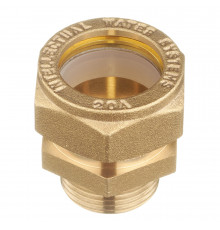 Муфта Stahlmann IWS EasyFix 20 мм х 3/4 НР(ш) для гофрированных труб