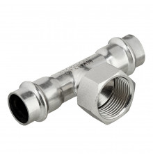 Тройник Valtec (VTi.932.I.180518) 18 мм х 3/4 ВР(г) х 18 мм нержавеющая сталь