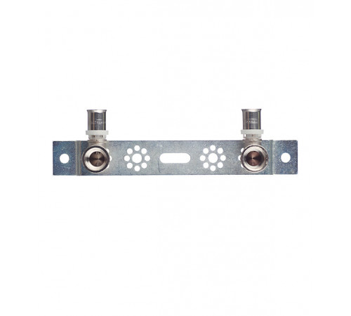 Планка монтажная VALTEC (VTm.224.N.001604) с двумя водорозетками 16(пресс) х 1/2 ВР(г) Планка монтажная VALTEC (VTm.224.N.001604) с двумя водорозетками 16(пресс) х 1/2 ВР(г)