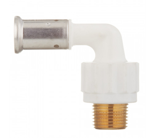 Угол Henco (5PKW-1604) 16(пресс) х 1/2 НР(ш) PVDF белый Угол Henco (5PKW-1604) 16(пресс) х 1/2 НР(ш) PVDF белый