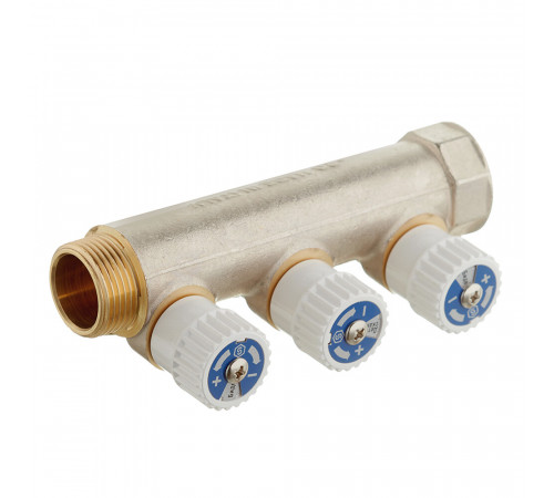 Коллектор Stout 3/4 ВР(г) х 3 выхода 3/4(ЕК) х 3/4 НР(ш) регулирующий (SMB 6851 343403) Коллектор Stout 3/4 ВР(г) х 3 выхода 3/4(ЕК) х 3/4 НР(ш) регулирующий (SMB 6851 343403)