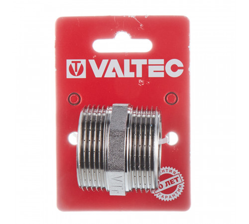 Ниппель Valtec 1 1/4 НР(ш) х 1 1/4 НР(ш) латунный (VTr.582.N.0007) Ниппель Valtec 1 1/4 НР(ш) х 1 1/4 НР(ш) латунный (VTr.582.N.0007)