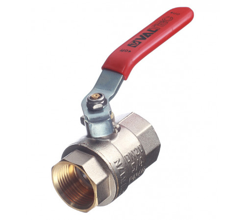 Кран шаровой латунный Valtec Base 3/4 ВР(г) х 3/4 ВР(г) ручка прямой (VT.214.N.05)
