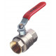Кран шаровой латунный Valtec Base 3/4 ВР(г) х 3/4 ВР(г) ручка прямой (VT.214.N.05)