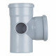 Крестовина Valfex d110х110х50 мм 87° пластиковая двухплоскостная левая для внутренней канализации (28111150)