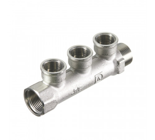 Коллектор Valtec 3/4 ВР(г) х 3 выхода 1/2 ВР(г) х 3/4 НР(ш) (VTc.550.N.0503)