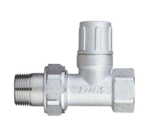 Клапан запорный Far 3/4 НР(ш) х 3/4 ВР(г) для радиатора (FV 1400 34) Клапан запорный Far 3/4 НР(ш) х 3/4 ВР(г) для радиатора (FV 1400 34)