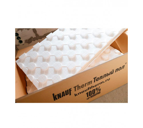 Пенополистирол Knauf Therm для системы Теплый пол 47 мм 0,6х1,2 м Пенополистирол Knauf Therm для системы Теплый пол 47 мм 0,6х1,2 м
