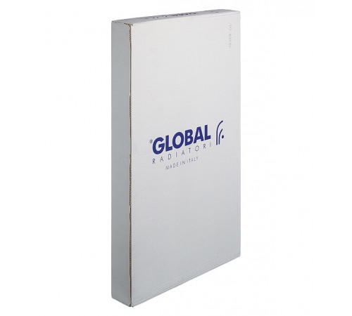 Радиатор биметаллический Global Style Plus 500 мм 12 секций 1' боковое подключение белый Радиатор биметаллический Global Style Plus 500 мм 12 секций 1' боковое подключение белый