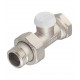 Клапан запорный Tiemme 1/2 НР(ш) х 1/2 ВР(г) для радиатора (3230003)