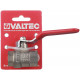 Кран шаровой латунный Valtec Base 1/2 ВР(г) х 1/2 ВР(г) ручка прямой (VT.214.N.04)