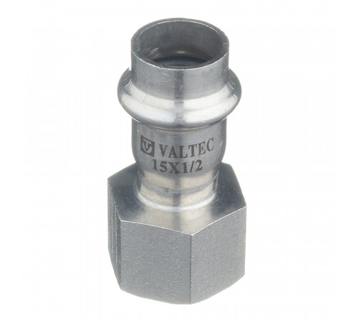 Соединитель VALTEC (VTi.902.I.001504) 15 мм х 1/2 ВР(г) нержавеющая сталь Соединитель VALTEC (VTi.902.I.001504) 15 мм х 1/2 ВР(г) нержавеющая сталь