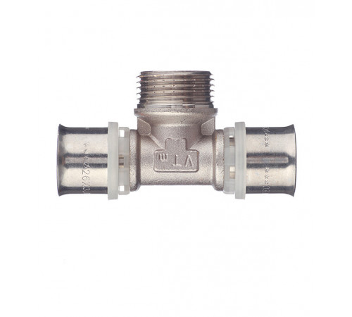 Тройник VALTEC (VTm.233.N.260626) 26(пресс) х 1 НР(ш) х 26(пресс) Тройник VALTEC (VTm.233.N.260626) 26(пресс) х 1 НР(ш) х 26(пресс)