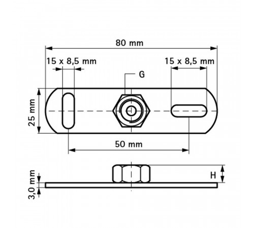 Подпятник Walraven M10 (6703010TR) Подпятник Walraven M10 (6703010TR)