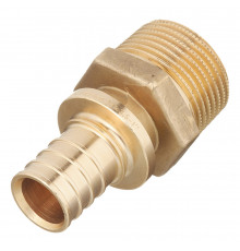 Соединитель прямой Stout 25 мм х 1 НР(ш) латунный (SFA-0001-002510)