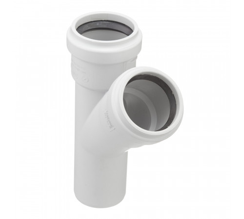 Тройник Pro Aqua Stilte Plus d58 мм 45° пластиковый шумопоглощающий для внутренней канализации Тройник Pro Aqua Stilte Plus d58 мм 45° пластиковый шумопоглощающий для внутренней канализации