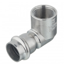 Угол VALTEC (VTi.952.I.002205) 90° 22 мм х 3/4 ВР нержавеющая сталь