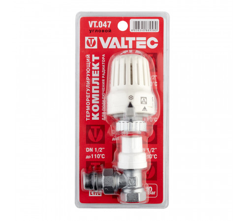Клапан термостатический угловой Valtec 1/2 НР(ш) х 1/2 ВР(г) для радиатора (VT.047.N.04) Клапан термостатический угловой Valtec 1/2 НР(ш) х 1/2 ВР(г) для радиатора (VT.047.N.04)
