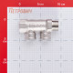 Коллектор Valtec 3/4 ВР(г) х 2 выхода 1/2 ВР(г) х 3/4' НР(ш) (VTc.550.N.0502)