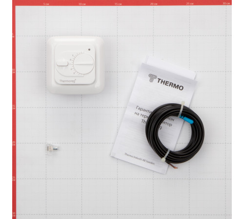 Терморегулятор механический для теплого пола Thermoreg TI-200 белый