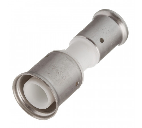 Муфта Henco (16PKW-2620) 26(пресс) х 20(пресс) PVDF белая Муфта Henco (16PKW-2620) 26(пресс) х 20(пресс) PVDF белая