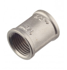 Муфта Valtec 1/2 ВР(г) х 1/2 ВР(г) латунная (VTr.270.N.0004)