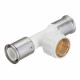 Тройник Henco (13PKW-320632) 32(пресс) х 1 ВР(г) х 32(пресс) белый PVDF