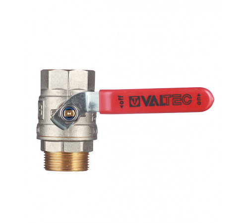 Кран шаровой латунный Valtec Base 1 1/4 ВР(г) х 1 1/4 НР(ш) ручка прямой (VT.215.N.07)
