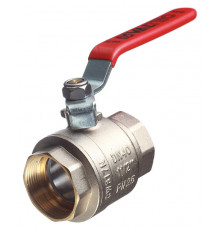 Кран шаровой латунный Valtec Base 1 1/2 ВР(г) х 1 1/2 ВР(г) ручка прямой (VT.214.N.08)