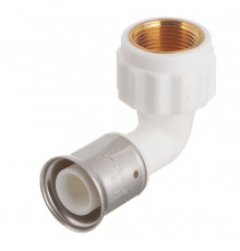 Угол Henco (6PKW-2605) 26(пресс) х 3/4 ВР(г) PVDF белый