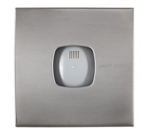 Вентилятор осевой Cata Silentis 10 Inox T с таймером d100 мм серебро Вентилятор осевой Cata Silentis 10 Inox T с таймером d100 мм серебро