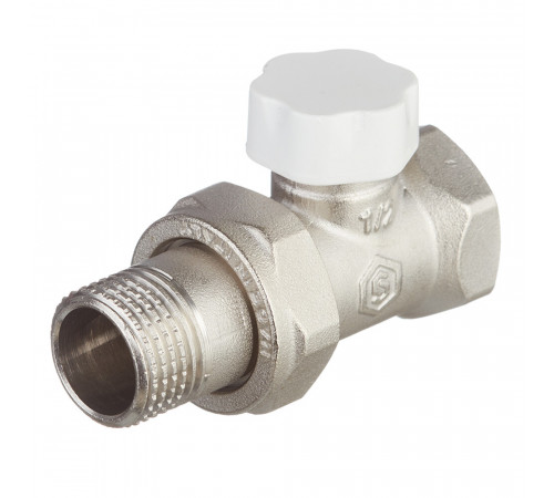 Клапан запорный Stout 1/2 НР(ш) х 1/2 ВР(г) для радиатора (SVL 1176 000015)