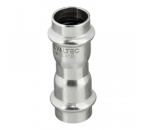 Муфта Valtec (VTi.903.I.001818) 18х18 мм нержавеющая сталь Муфта Valtec (VTi.903.I.001818) 18х18 мм нержавеющая сталь