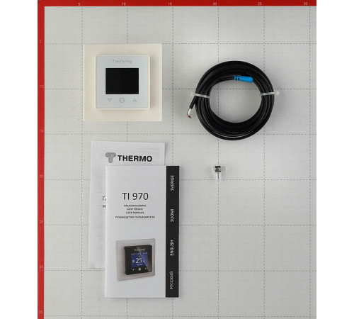 Терморегулятор программируемый для теплого пола Thermoreg TI 970 White белый Терморегулятор программируемый для теплого пола Thermoreg TI 970 White белый
